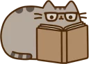 📚-Pusheen, Telegram Sticker