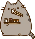 🍤-Pusheen, Telegram Sticker