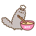 🍰-Pusheen, Telegram Sticker
