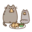 🍟-Pusheen, Telegram Sticker