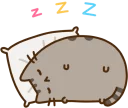 😴-Pusheen, Telegram Sticker