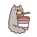 🍧-Pusheen, Telegram Sticker
