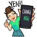 👍-ChangeNOW's Stickers, Telegram Sticker