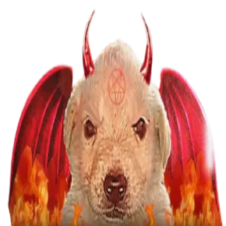 😈-doggies by @normtips, Telegram Sticker