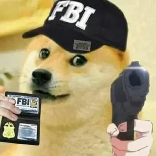👮‍♂-Cheems @LegendaryKeys, Telegram Sticker