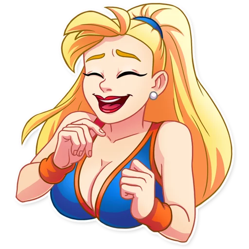Cheerleader Girl, telegram sticker