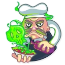 😠-Chef Gustav, Telegram Sticker