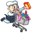 🏃-Chef Gustav, Telegram Sticker