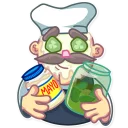 😌-Chef Gustav, Telegram Sticker