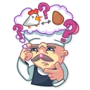 ❓-Chef Gustav, Telegram Sticker
