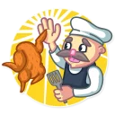 ✋-Chef Gustav, Telegram Sticker