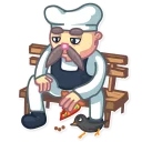 😔-Chef Gustav, Telegram Sticker