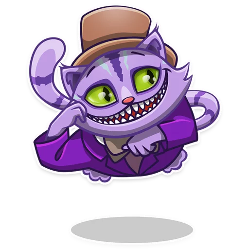 Cheshire Cat, telegram sticker