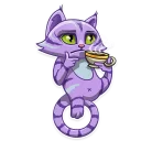 😐-Cheshire Cat, Telegram Sticker