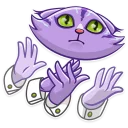 👏-Cheshire Cat, Telegram Sticker