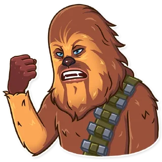 😡-Chewbacca, Telegram Sticker