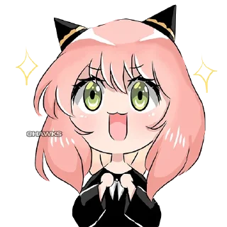 ✨-Anya Forger, Telegram Sticker