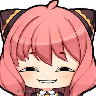 😏-Anya Forger, Telegram Sticker