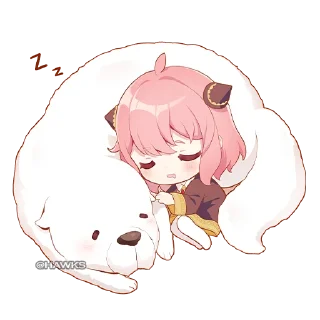 😴-Anya Forger, Telegram Sticker