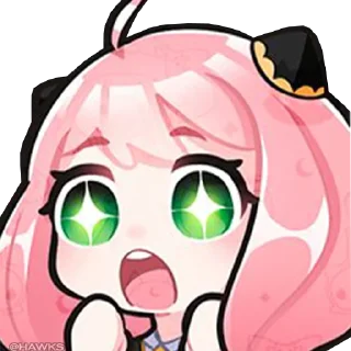 🤩-Anya Forger, Telegram Sticker