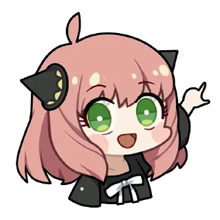 🙂-Anya Forger, Telegram Sticker