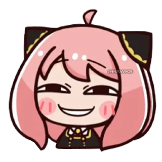 😏-Anya Forger, Telegram Sticker