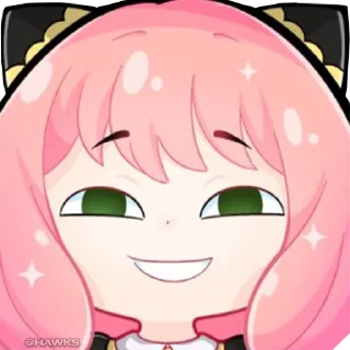 😏-Anya Forger, Telegram Sticker