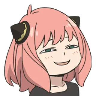 😏-Anya Forger, Telegram Sticker