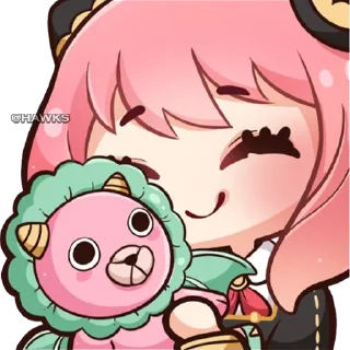 ☺️-Anya Forger, Telegram Sticker