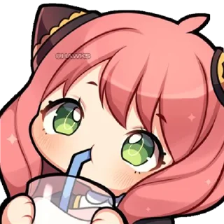 🥛-Anya Forger, Telegram Sticker
