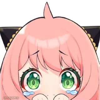 🥺-Anya Forger, Telegram Sticker