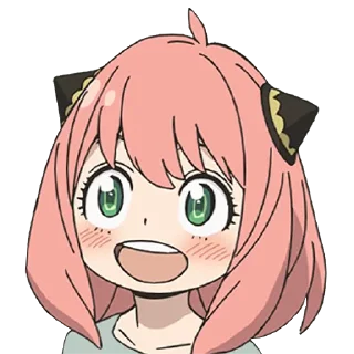 😳-Anya Forger, Telegram Sticker
