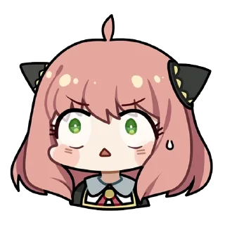 😧-Anya Forger, Telegram Sticker