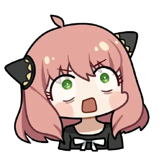 😨-Anya Forger, Telegram Sticker