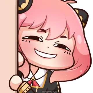 😏-Anya Forger, Telegram Sticker