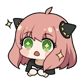 🤩-Anya Forger, Telegram Sticker
