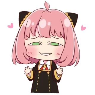 😏-Anya Forger, Telegram Sticker