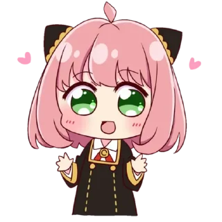 😳-Anya Forger, Telegram Sticker