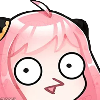 😯-Anya Forger, Telegram Sticker