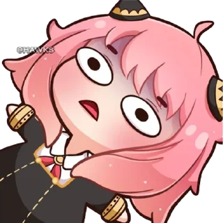 😧-Anya Forger, Telegram Sticker