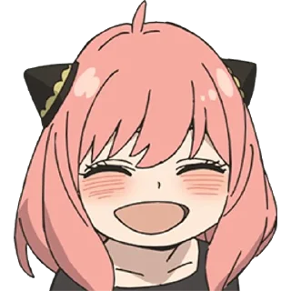 ☺️-Anya Forger, Telegram Sticker