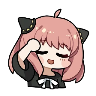 ☺️-Anya Forger, Telegram Sticker
