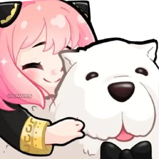 ❤️-Anya Forger, Telegram Sticker