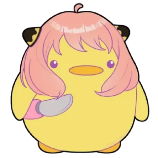 🔪-Anya Forger, Telegram Sticker