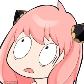 😧-Anya Forger, Telegram Sticker