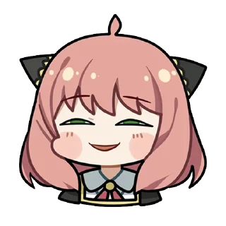 😏-Anya Forger, Telegram Sticker
