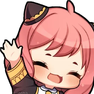 👋-Anya Forger, Telegram Sticker