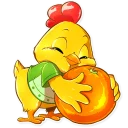 🍊-Chicken Chuu, Telegram Sticker