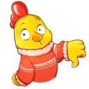 👎-Chicken Chuu, Telegram Sticker