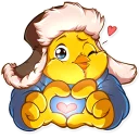 😘-Chicken Chuu, Telegram Sticker